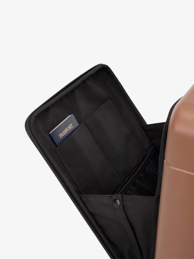 Hue Front Pocket Carry-On Luggage