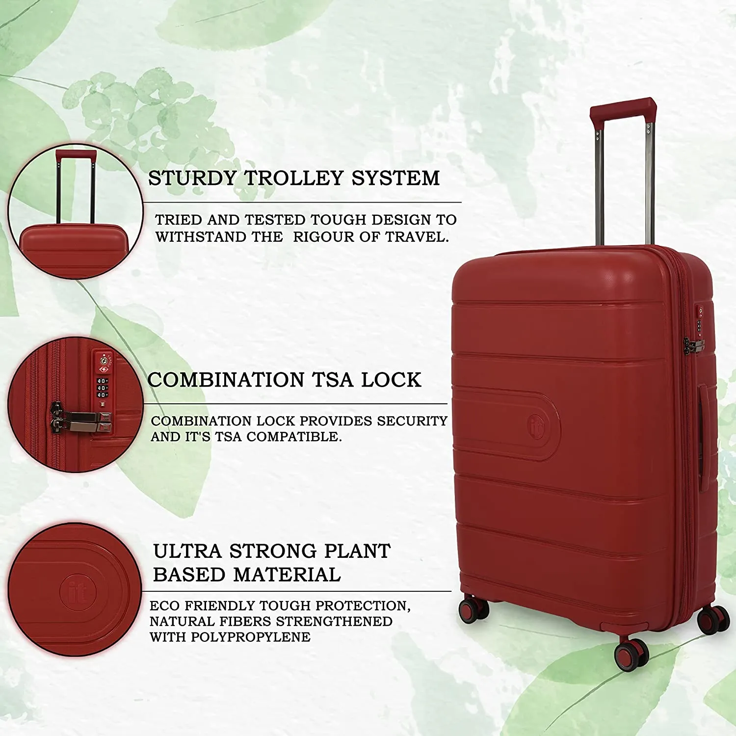 IT Luggage Eco Tough (German Red)