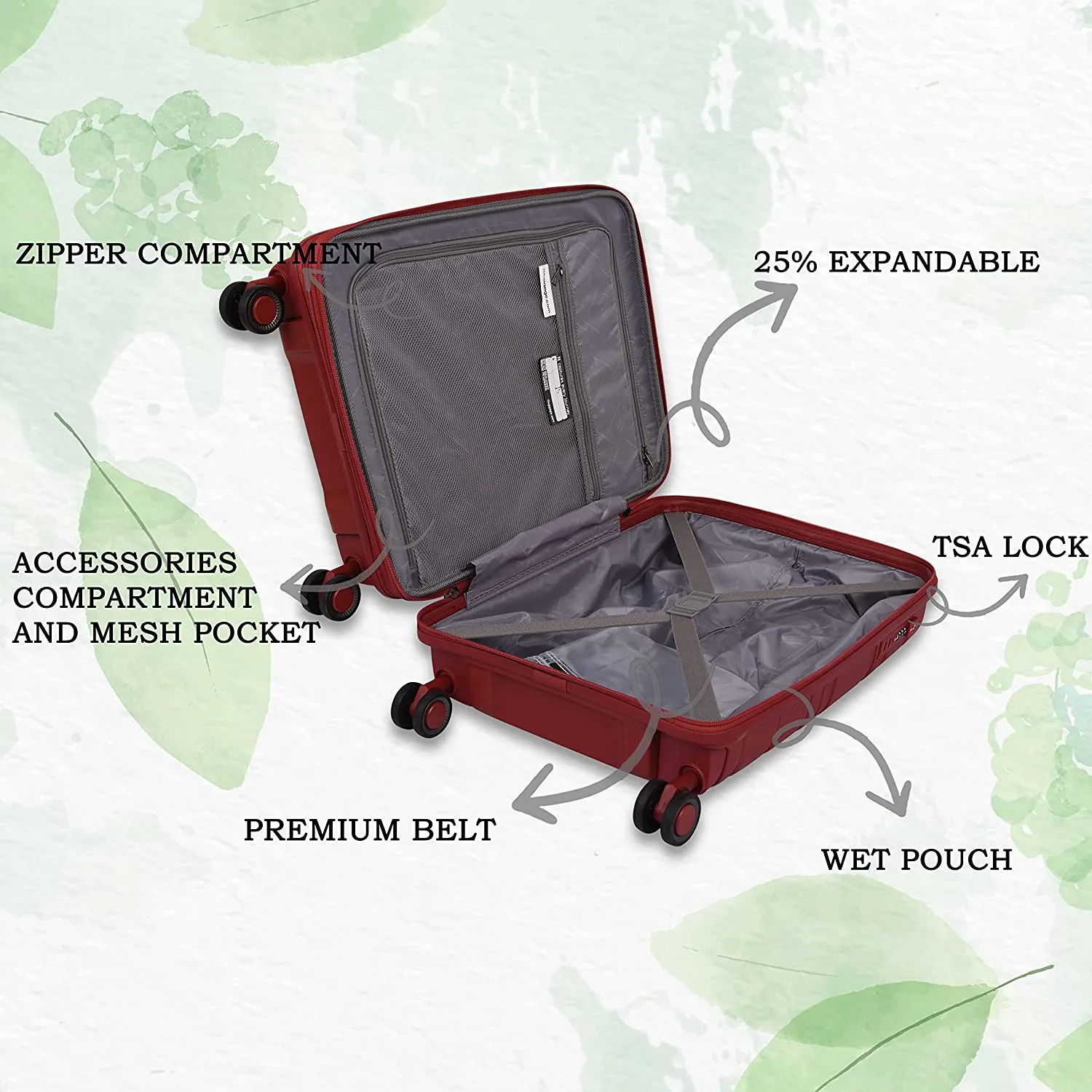 IT Luggage Eco Tough (German Red)