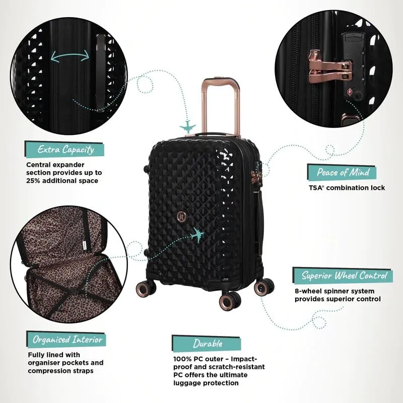 It Luggage Glitzy (Black)