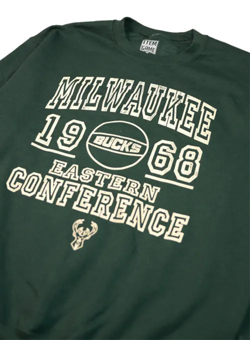 Item Of The Game Collegiate Milwaukee Bucks Crewneck Sweatshirt