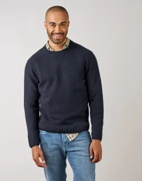 Kaiapoi Navy Shetland Sweater