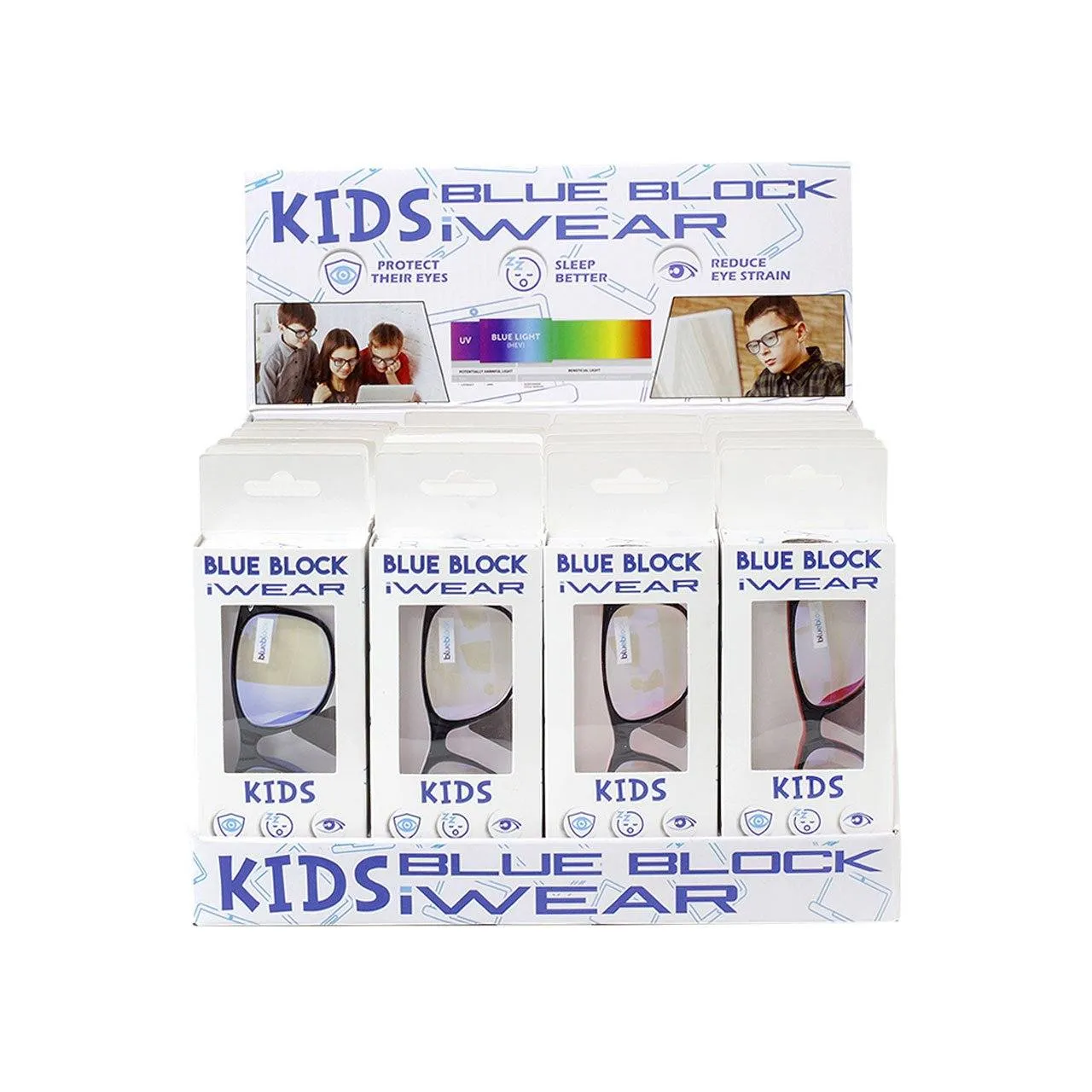 Kids Blue Light Blocking Glasses - Pack of 24