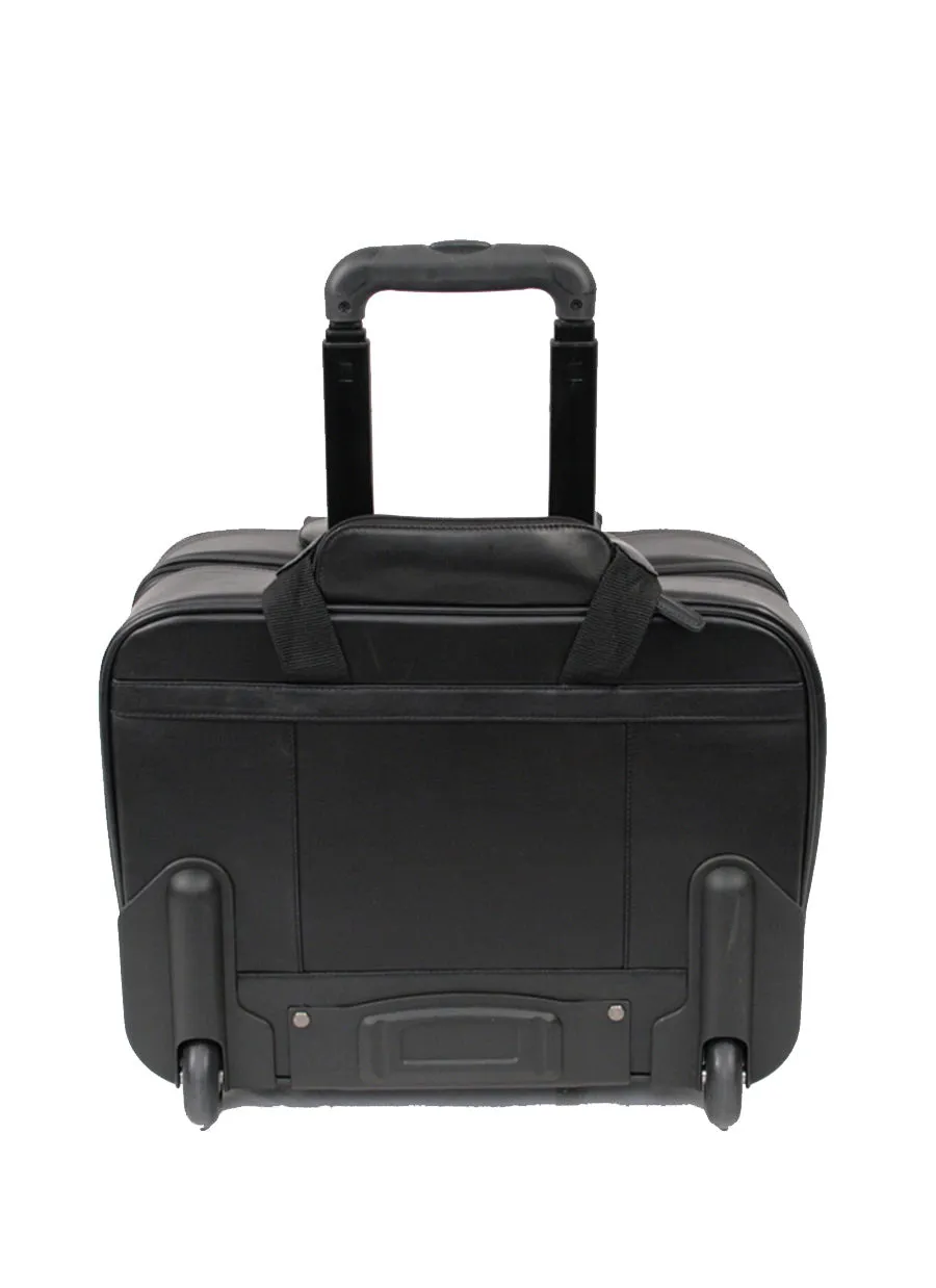 KKDK Trolley Cabin suitcase in leather