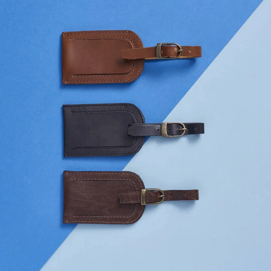 Leather Luggage Tag