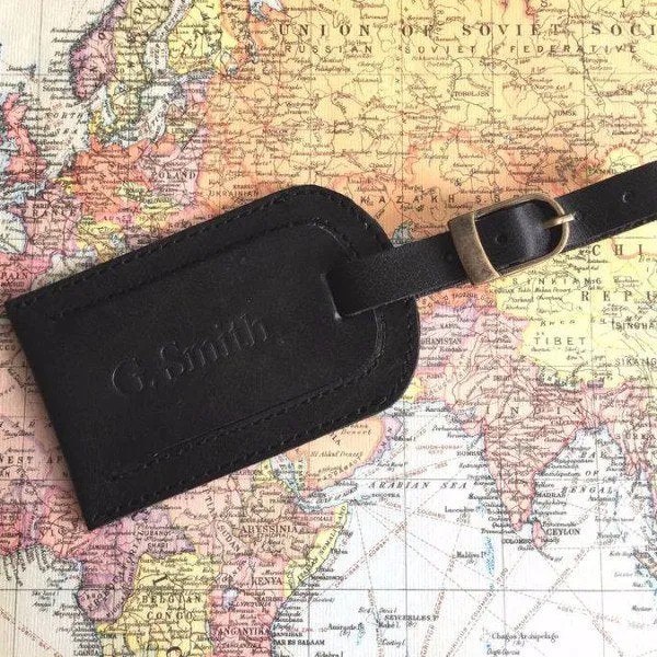 Leather Luggage Tag