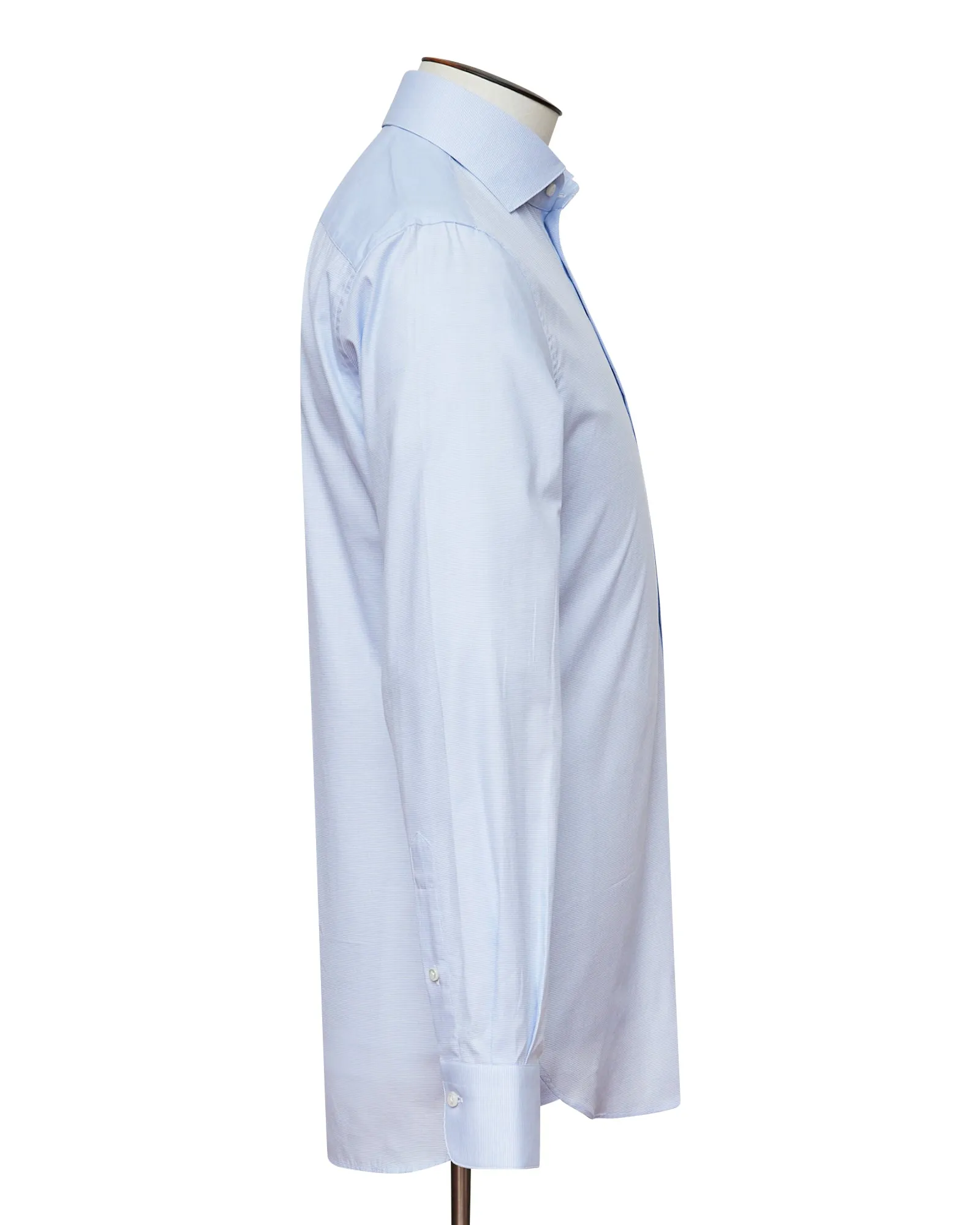 Light Blue Dobby Cutaway Collar Shirt