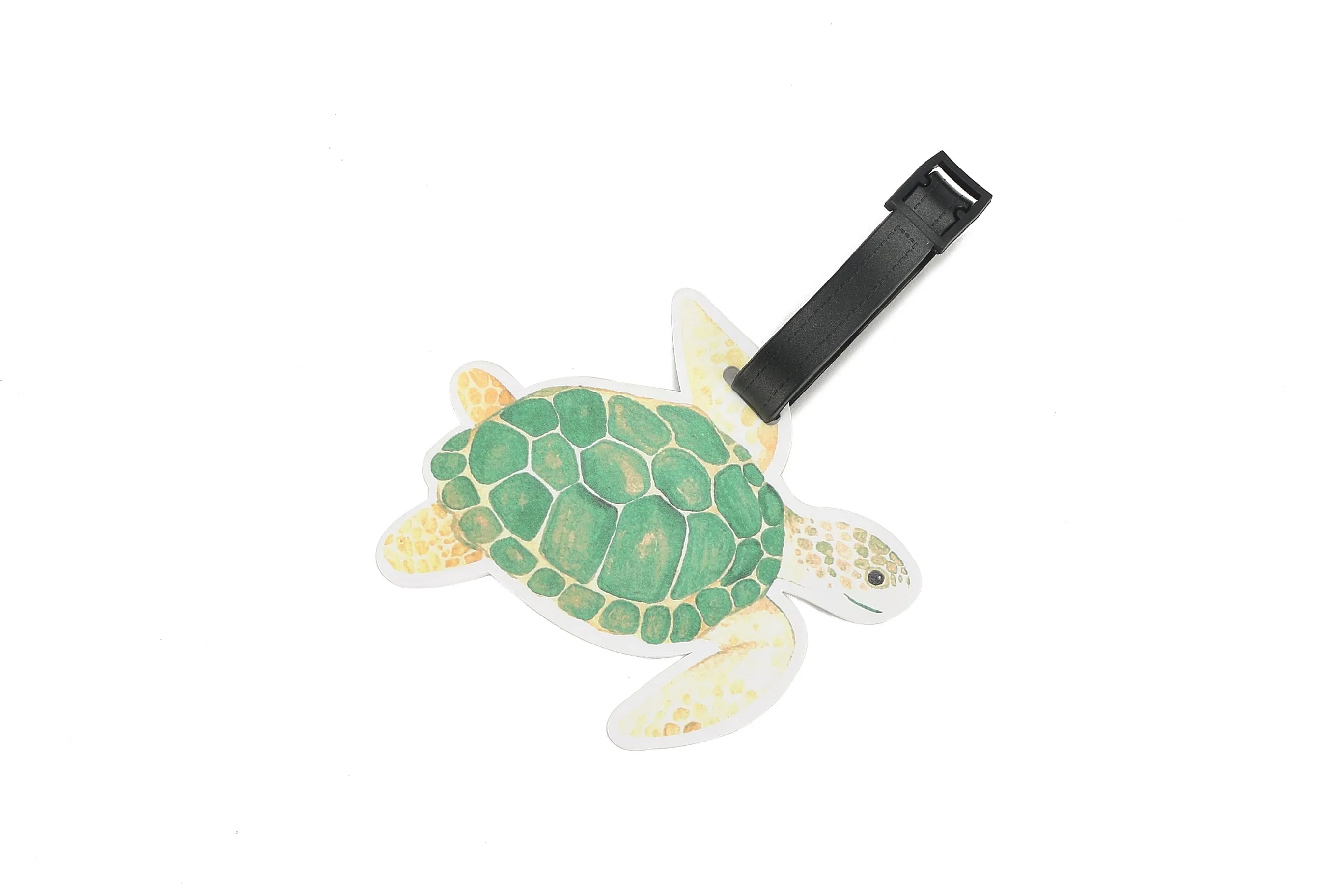 Luggage Tag Turtle Green