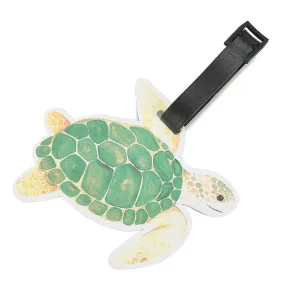 Luggage Tag Turtle Green