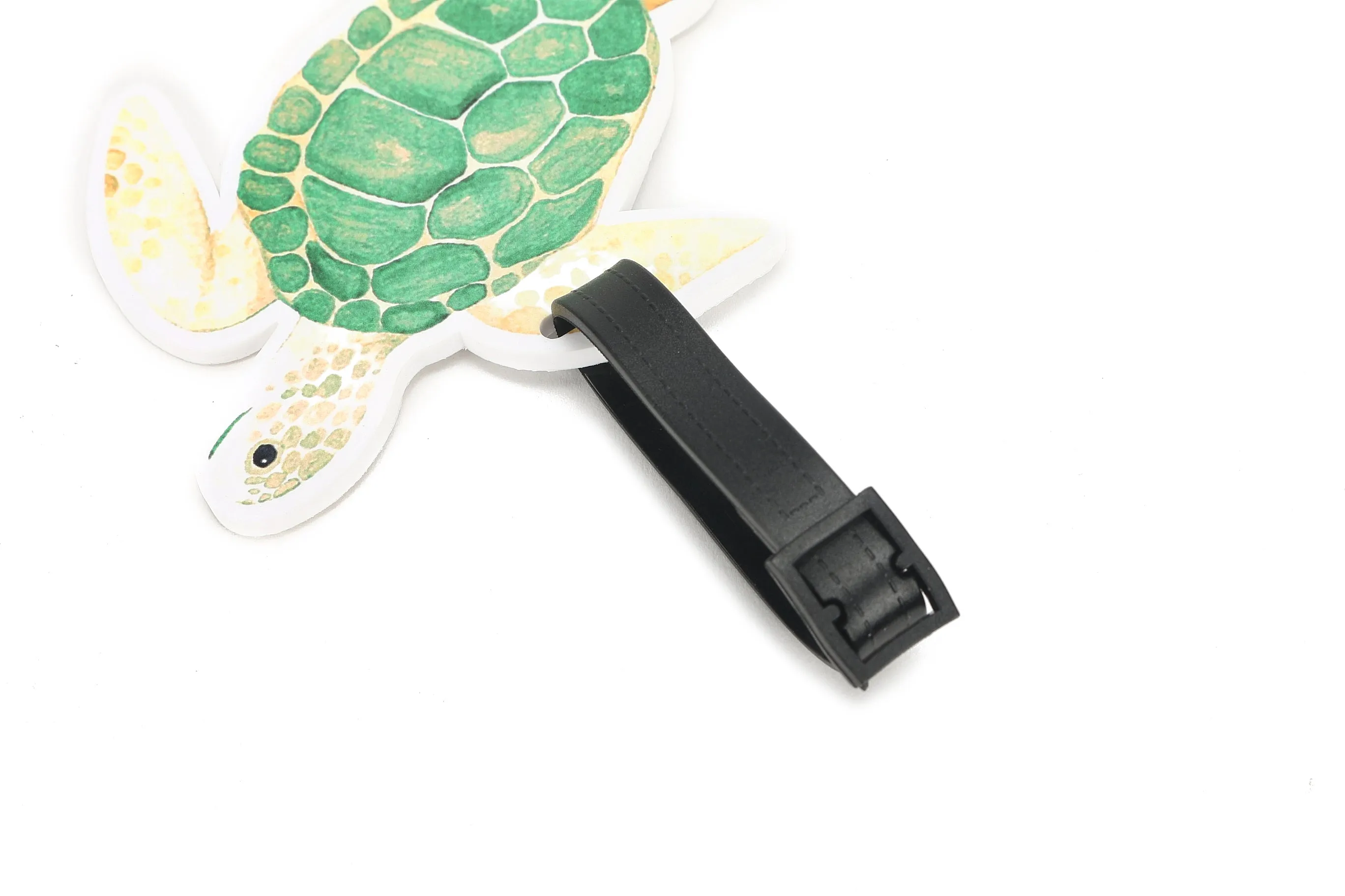 Luggage Tag Turtle Green