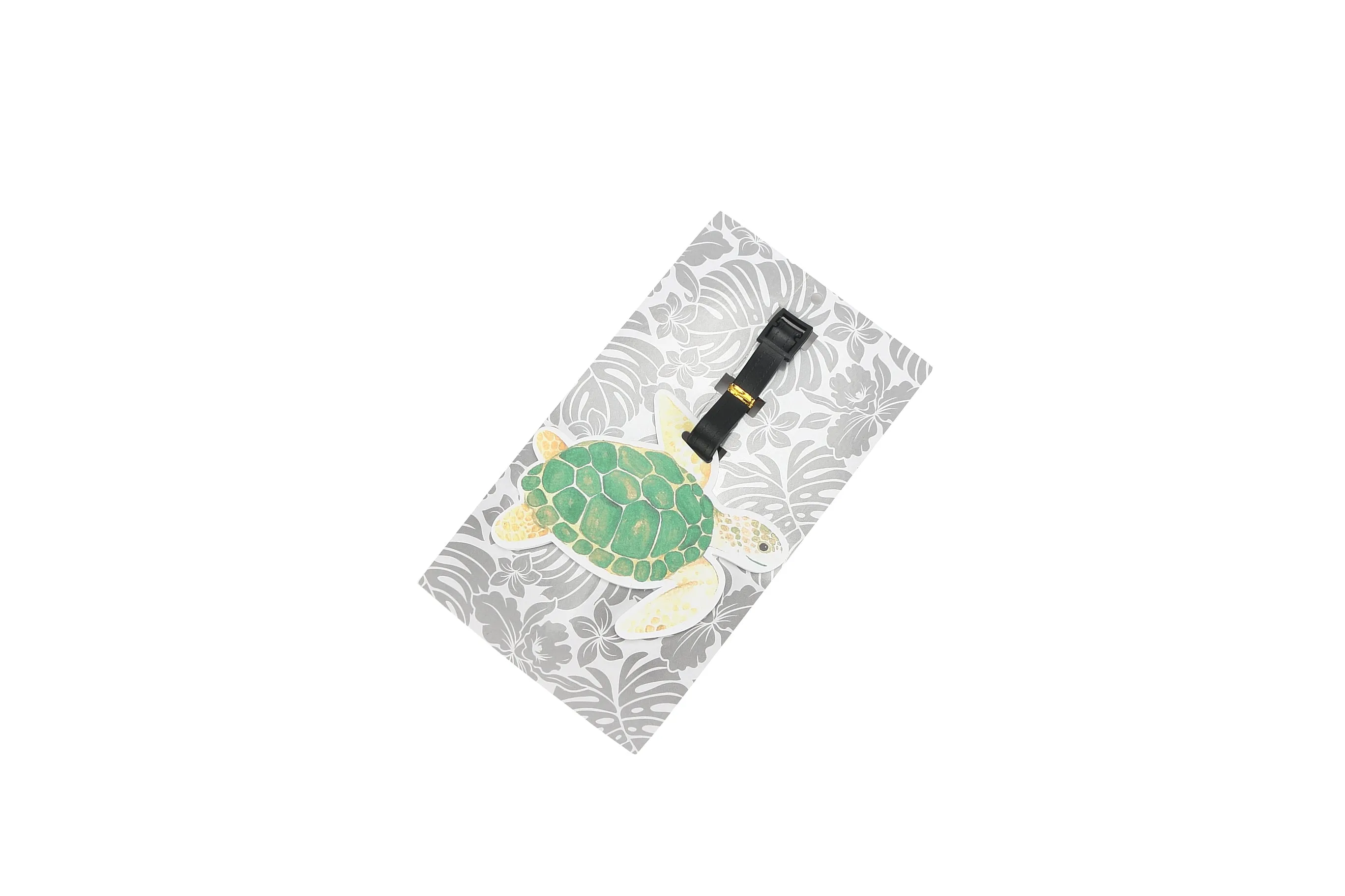 Luggage Tag Turtle Green