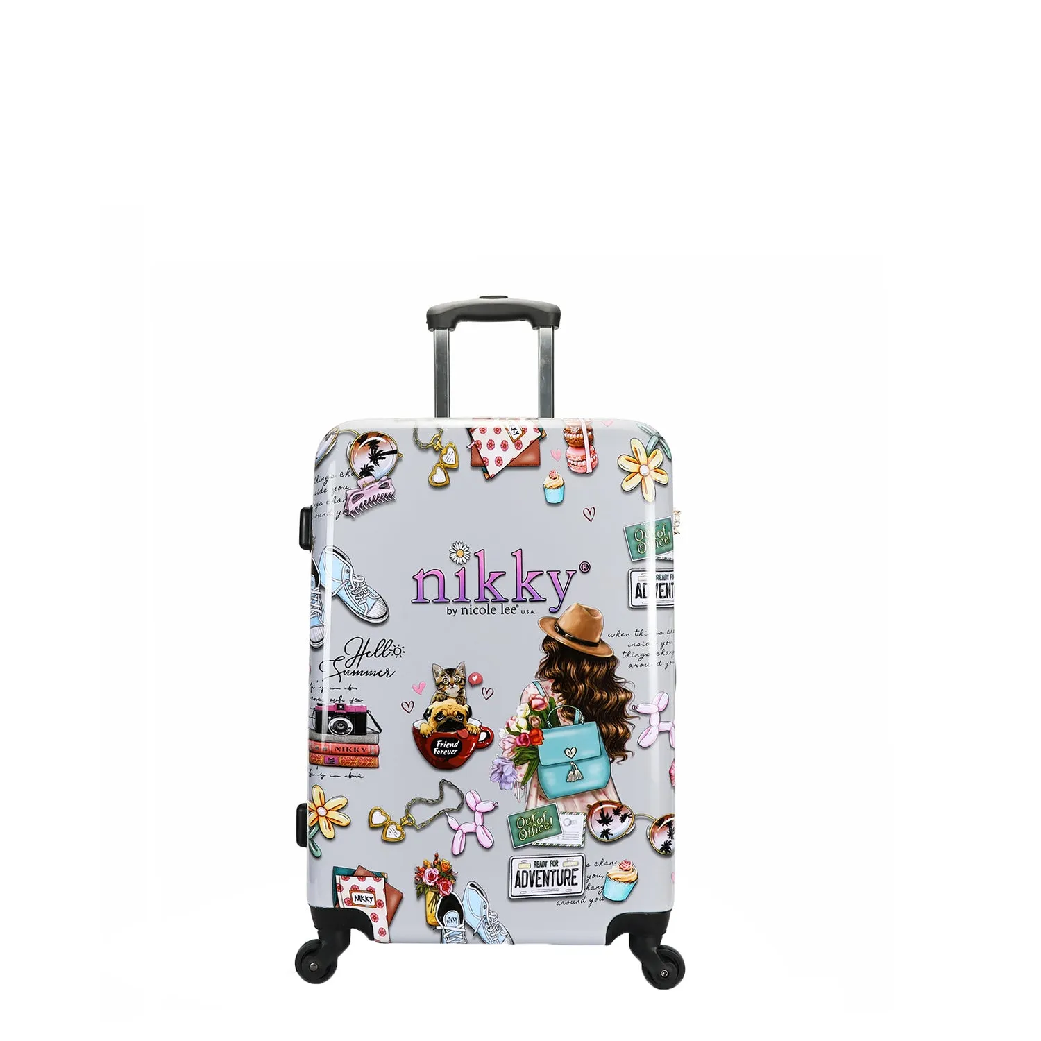 NIKKY 3 PC HARDCASE SET LUGGAGE