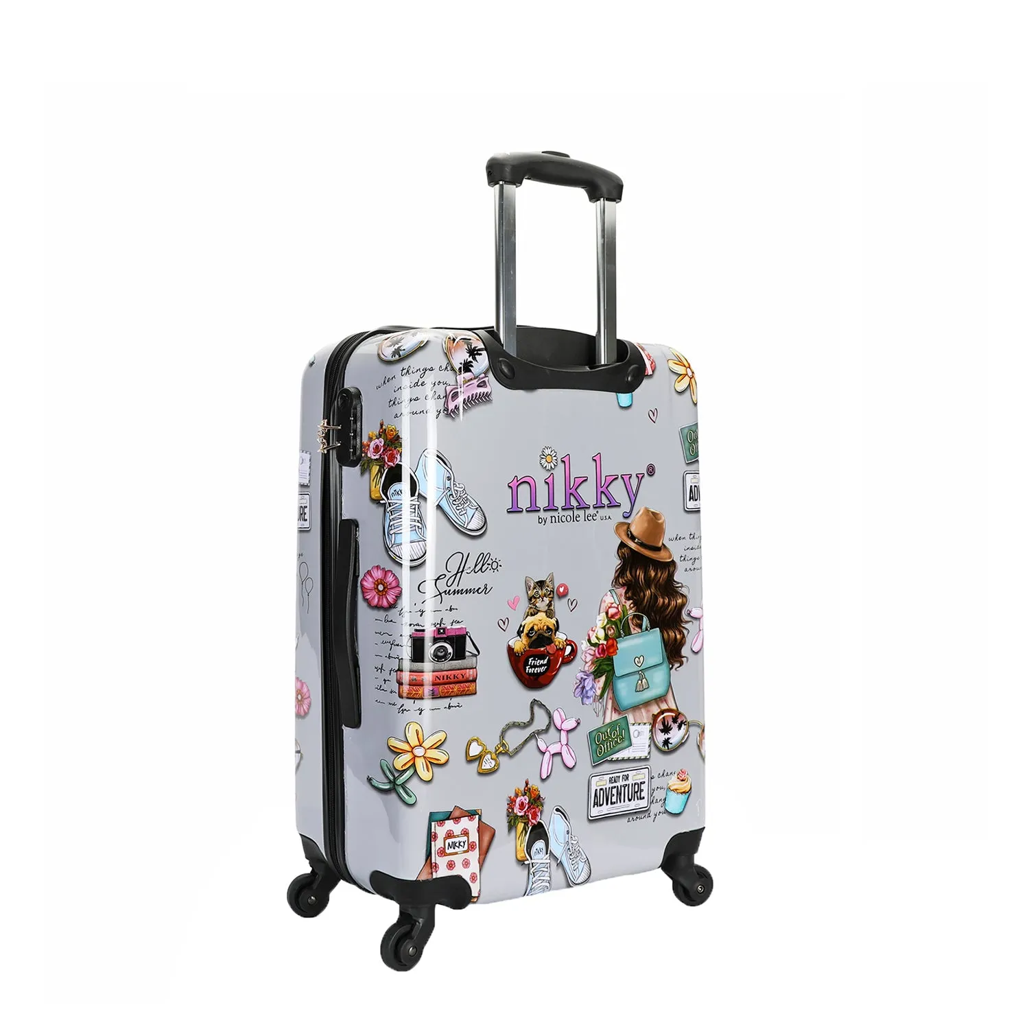 NIKKY 3 PC HARDCASE SET LUGGAGE