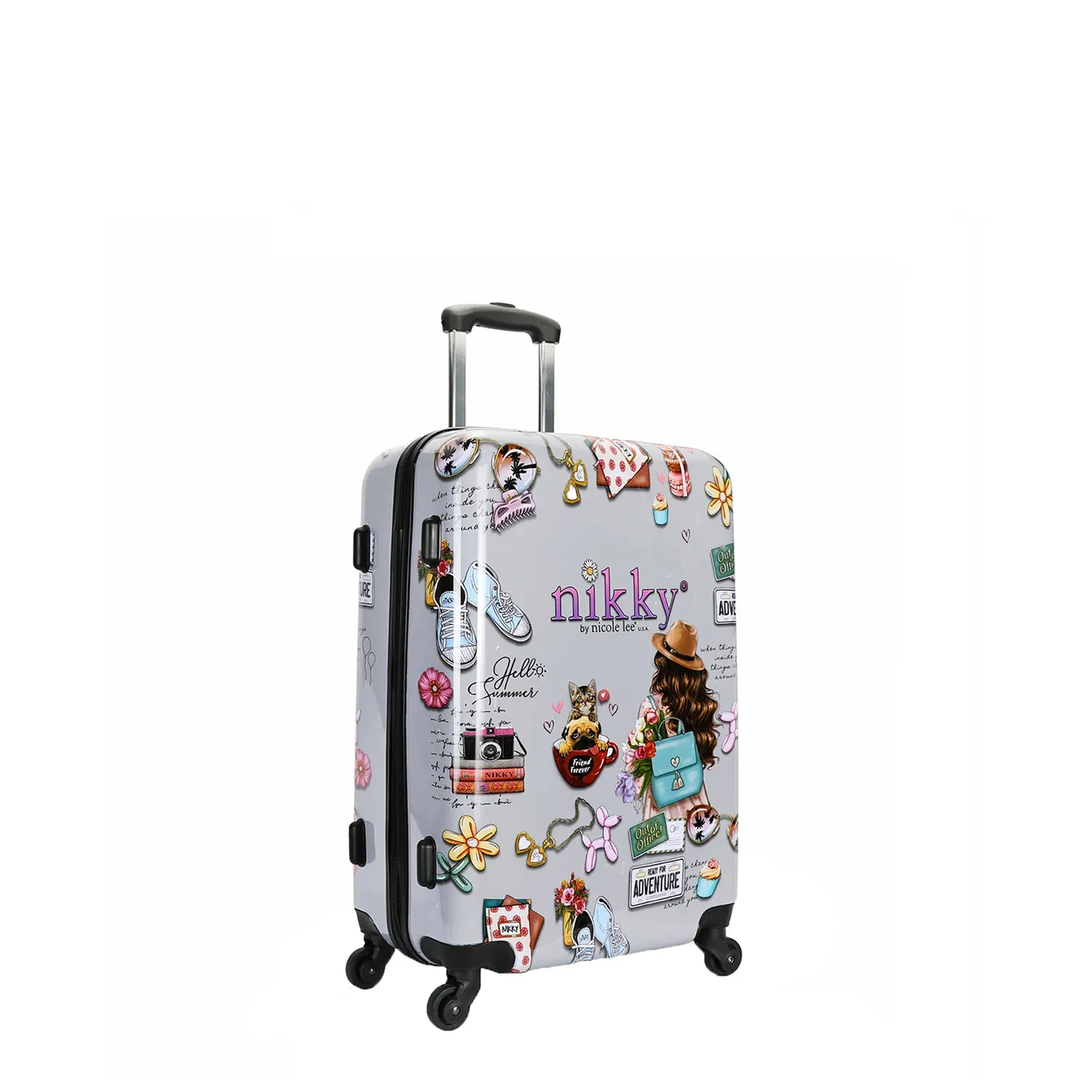 NIKKY 3 PC HARDCASE SET LUGGAGE