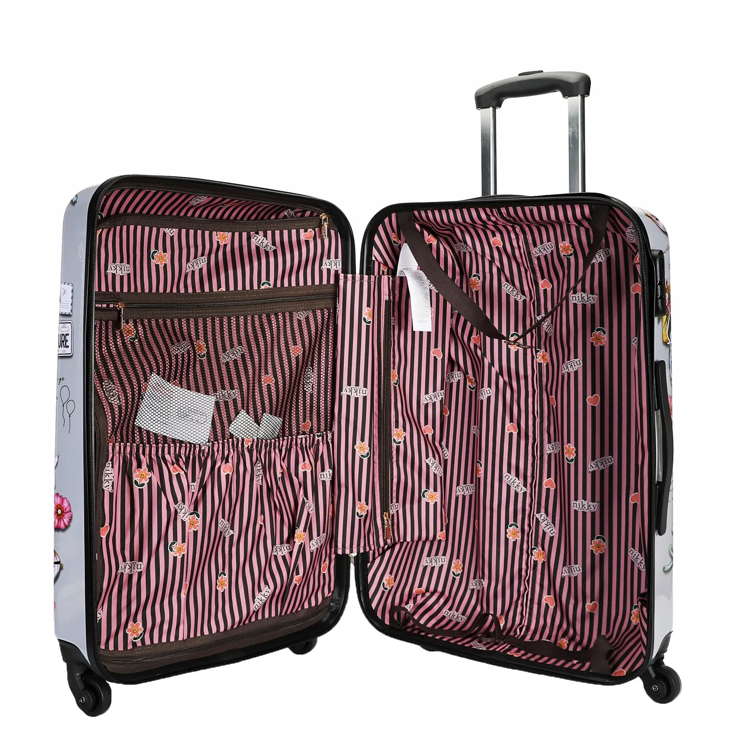 NIKKY 3 PC HARDCASE SET LUGGAGE