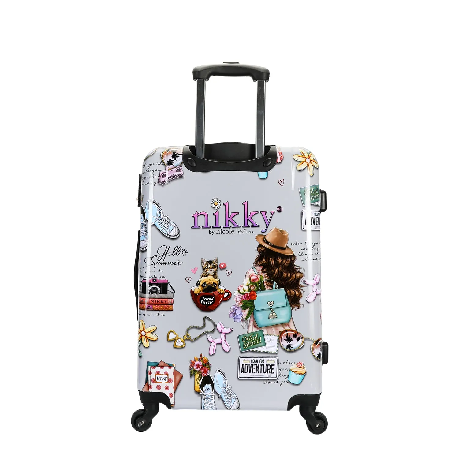 NIKKY 3 PC HARDCASE SET LUGGAGE