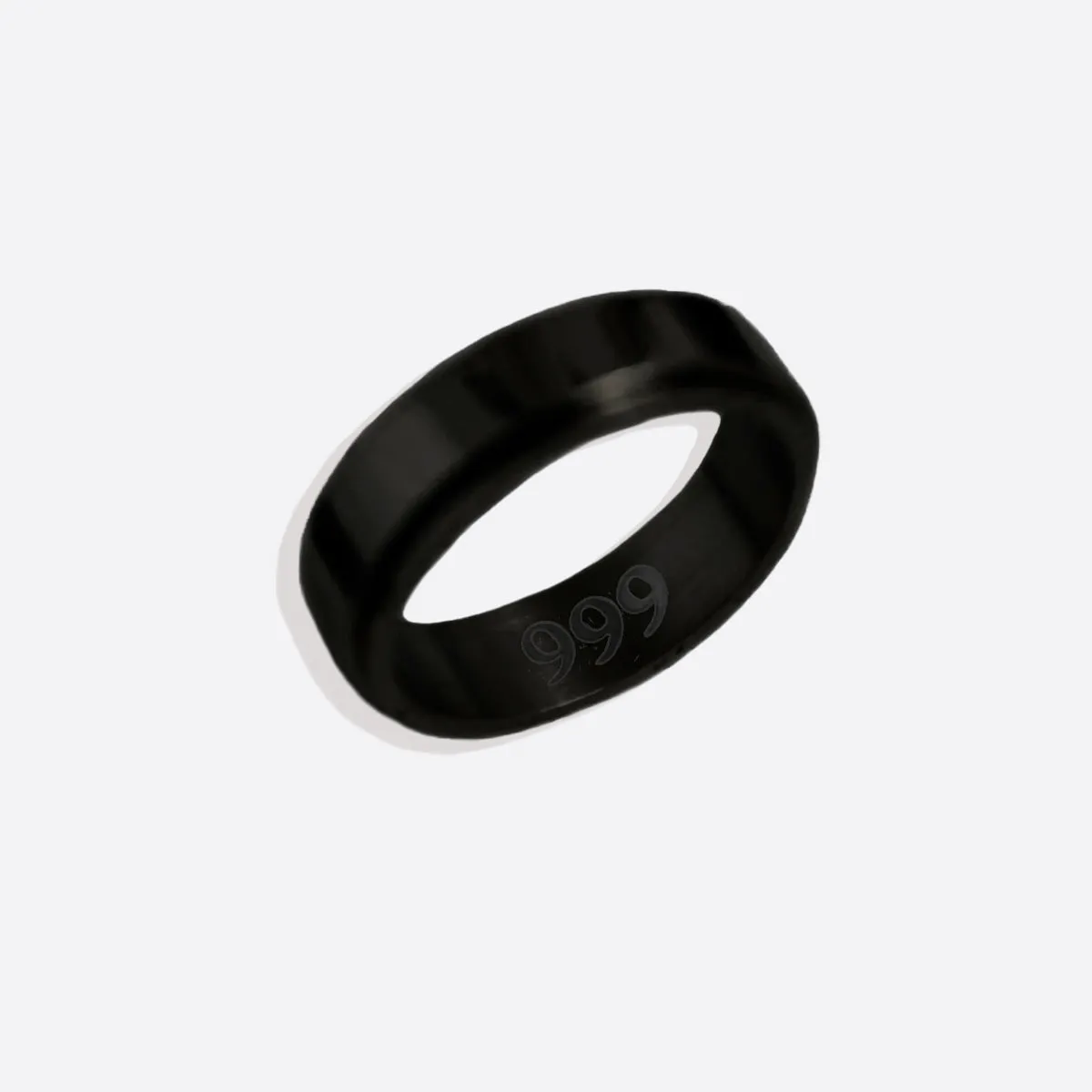 Personalized Classic Block Fidget Ring