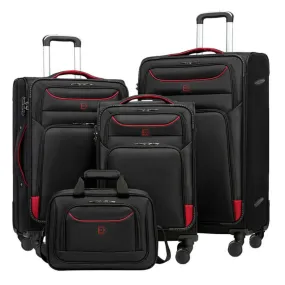 Pre-Order Monaco Softshell Luggage Set on 360° Spinner Wheels with TSA Lock