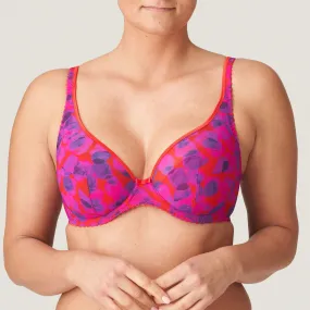 Prima Donna Twist Half Padded Plunge Bra-Fuchsia Pink