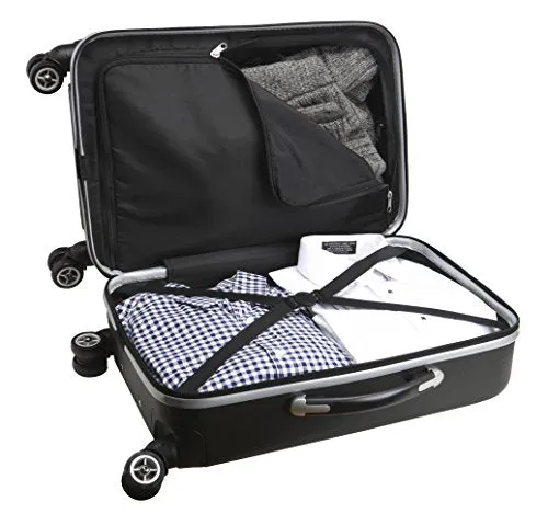 "His" Carry-On Hardcase Luggage Spinner, Black