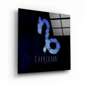 ."Zodiac V2 - Capricorn". Glass Wall Art