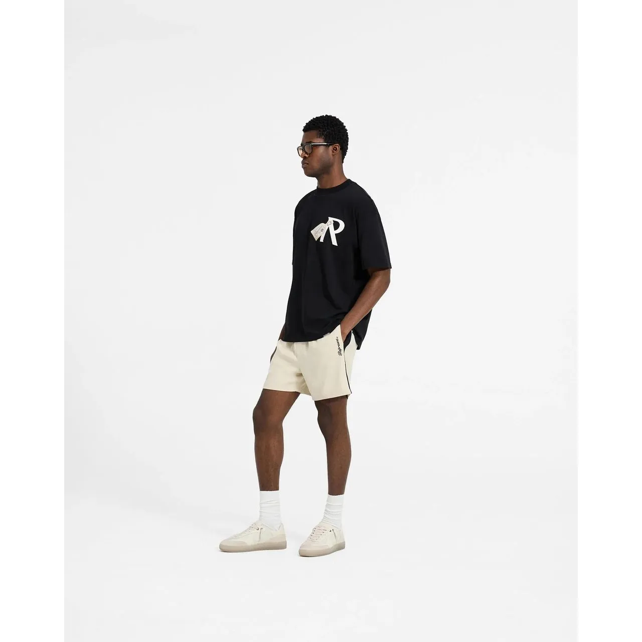 Represent Luggage Tag Tee Jet Black