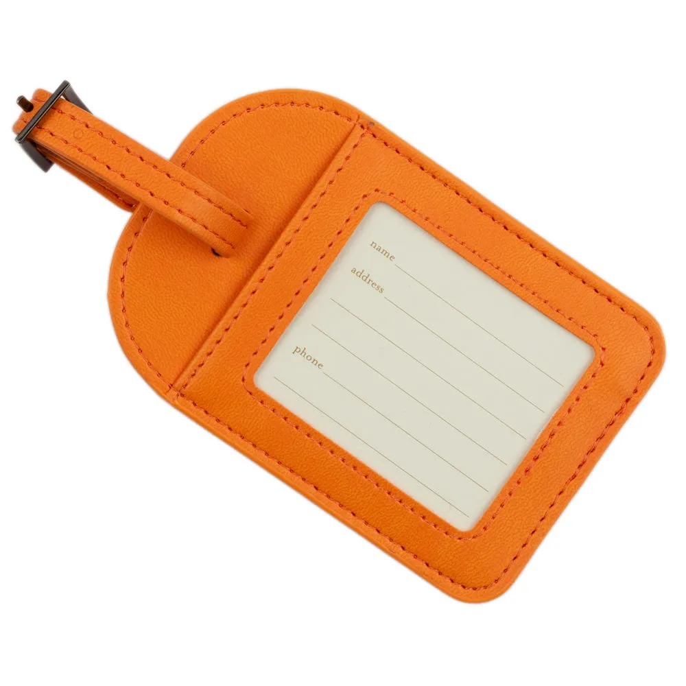 Sunrise Orange Luggage Tag