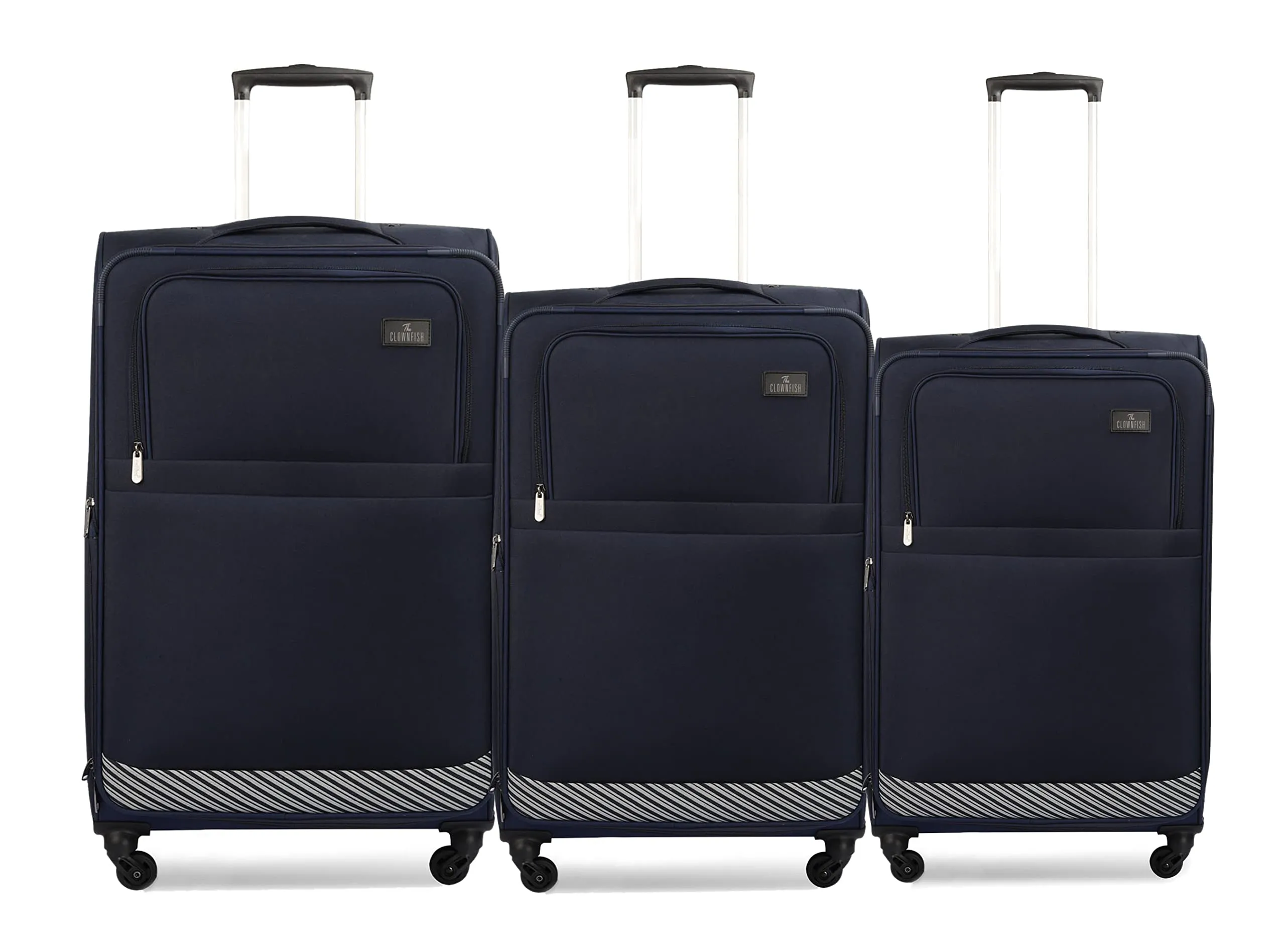 Sydney Series Set of 3 Trolley bags Navy Blue (Small, Medium, Large)