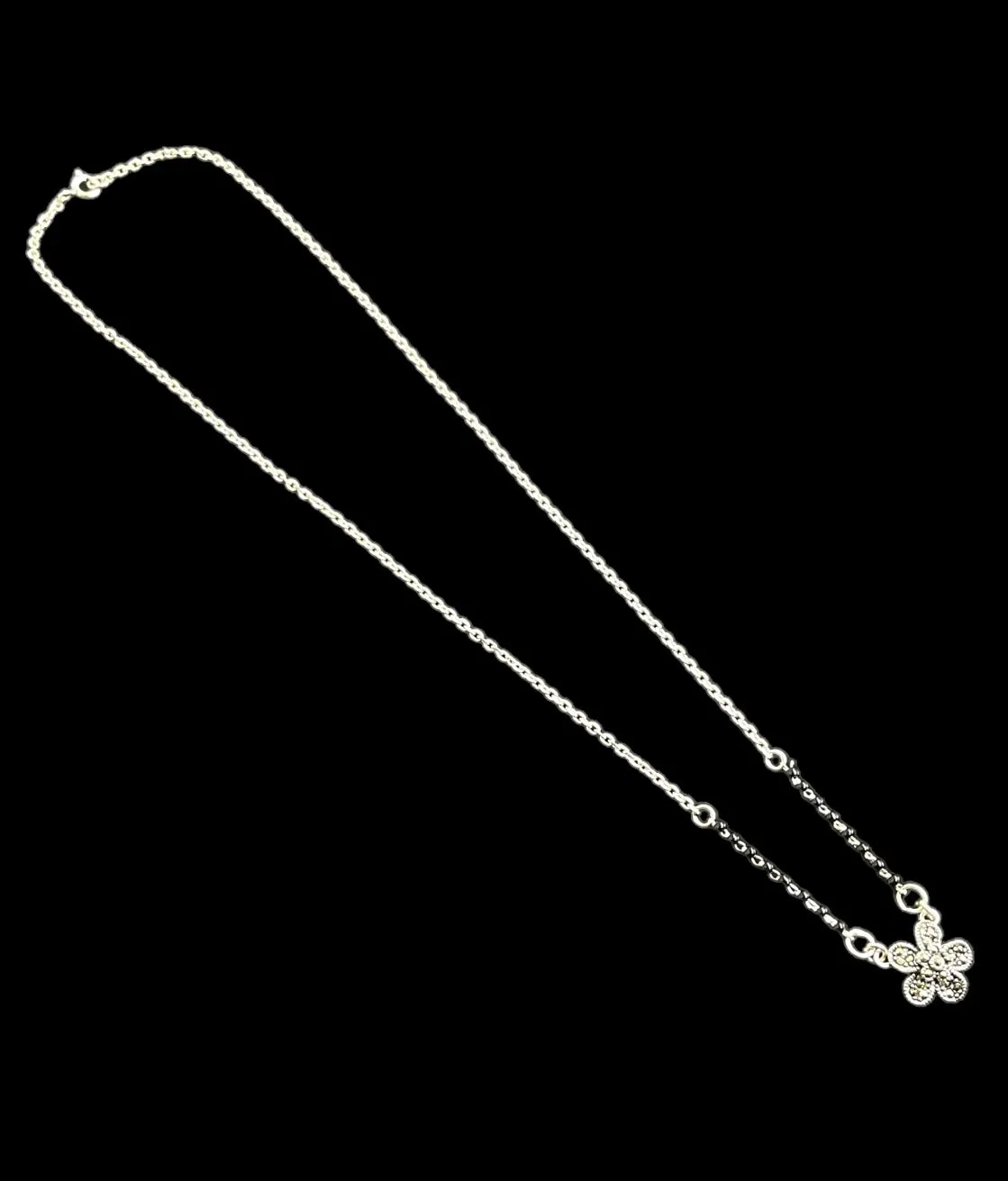 The Aamira Silver Mangalsutra Necklace