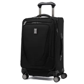 Travelpro Luggage Crew 11 21" Carry-on Expandable Spinner w/Suiter and USB Port, Black