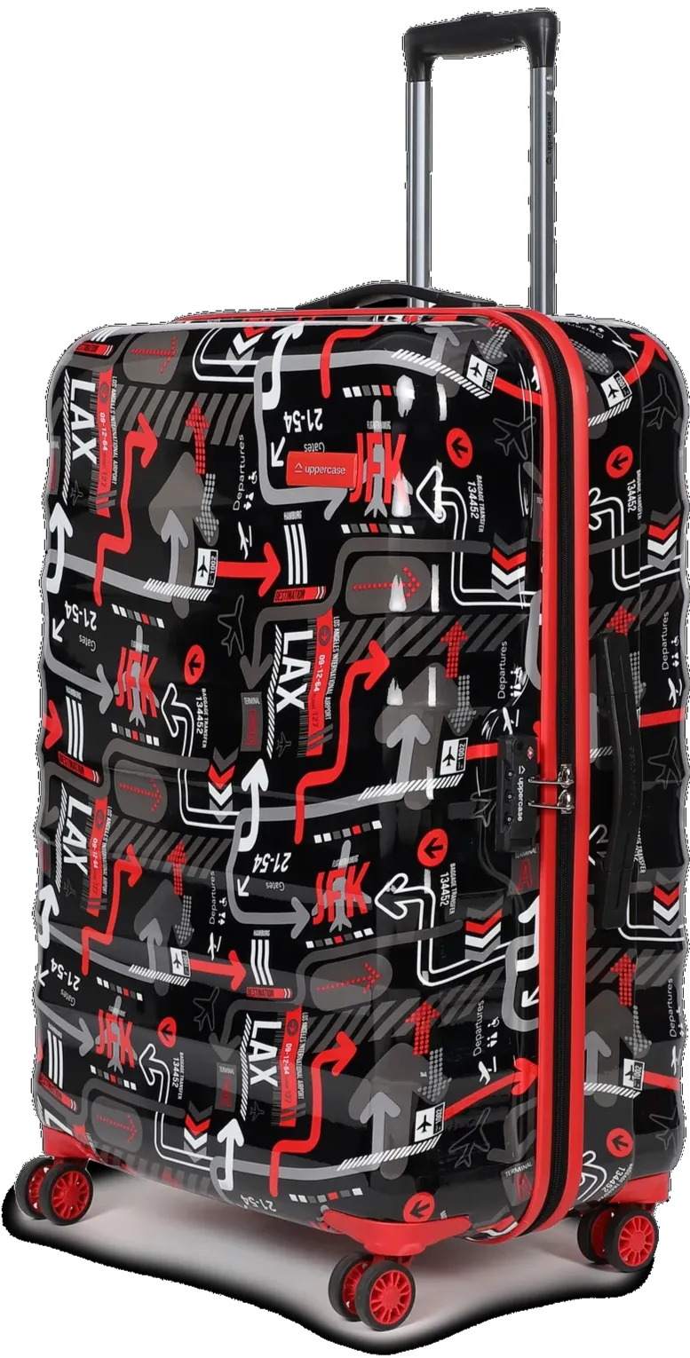 Uppercase Jfk Plus Hard Luggage (Black)