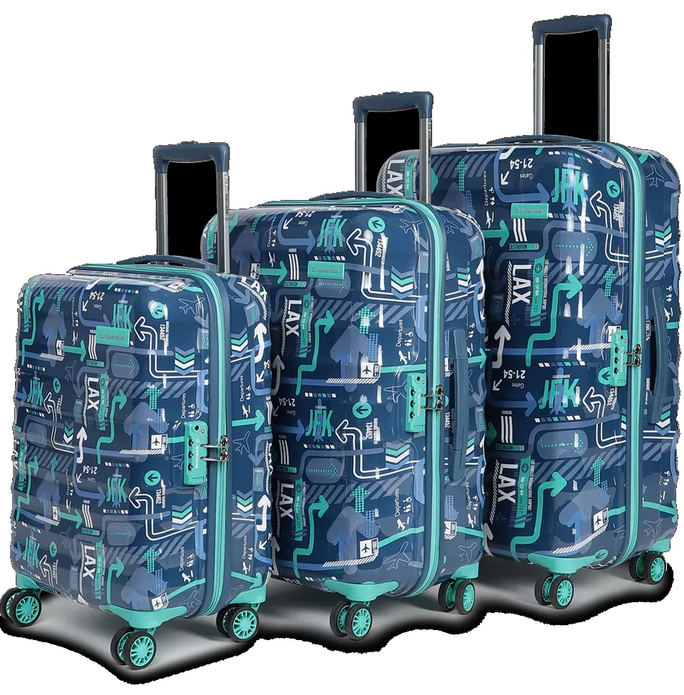 Uppercase Jfk Plus Hard Luggage (Denim Blue)