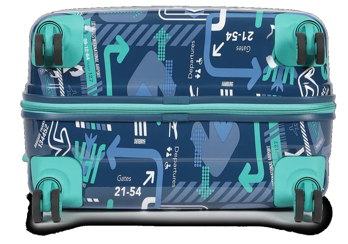 Uppercase Jfk Plus Hard Luggage (Denim Blue)