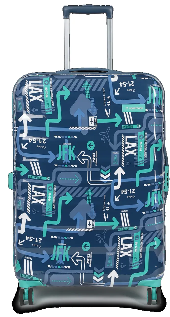 Uppercase Jfk Plus Hard Luggage (Denim Blue)