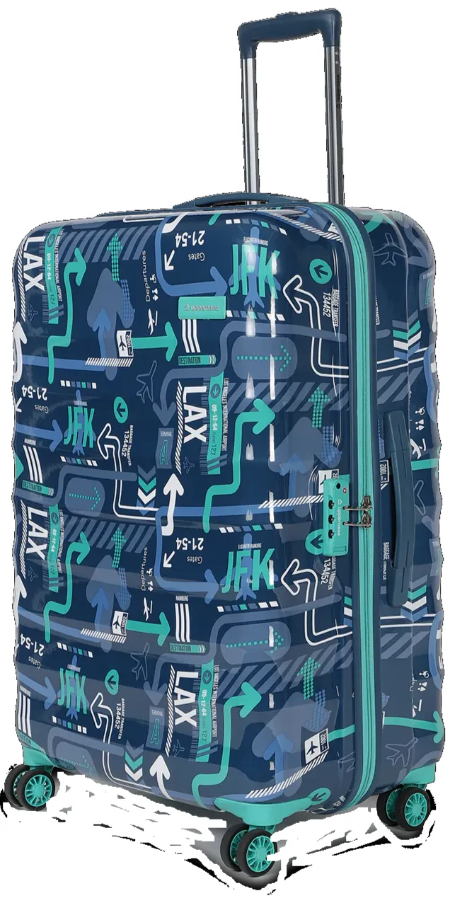 Uppercase Jfk Plus Hard Luggage (Denim Blue)