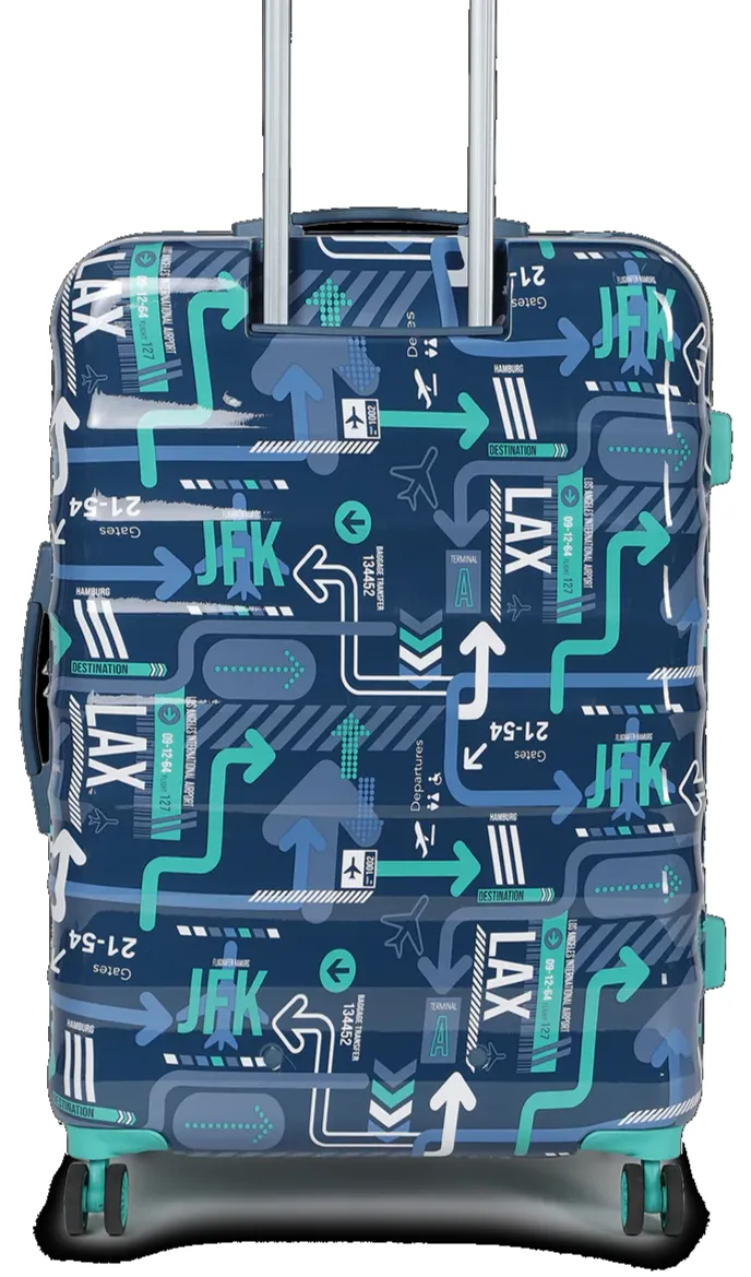 Uppercase Jfk Plus Hard Luggage (Denim Blue)