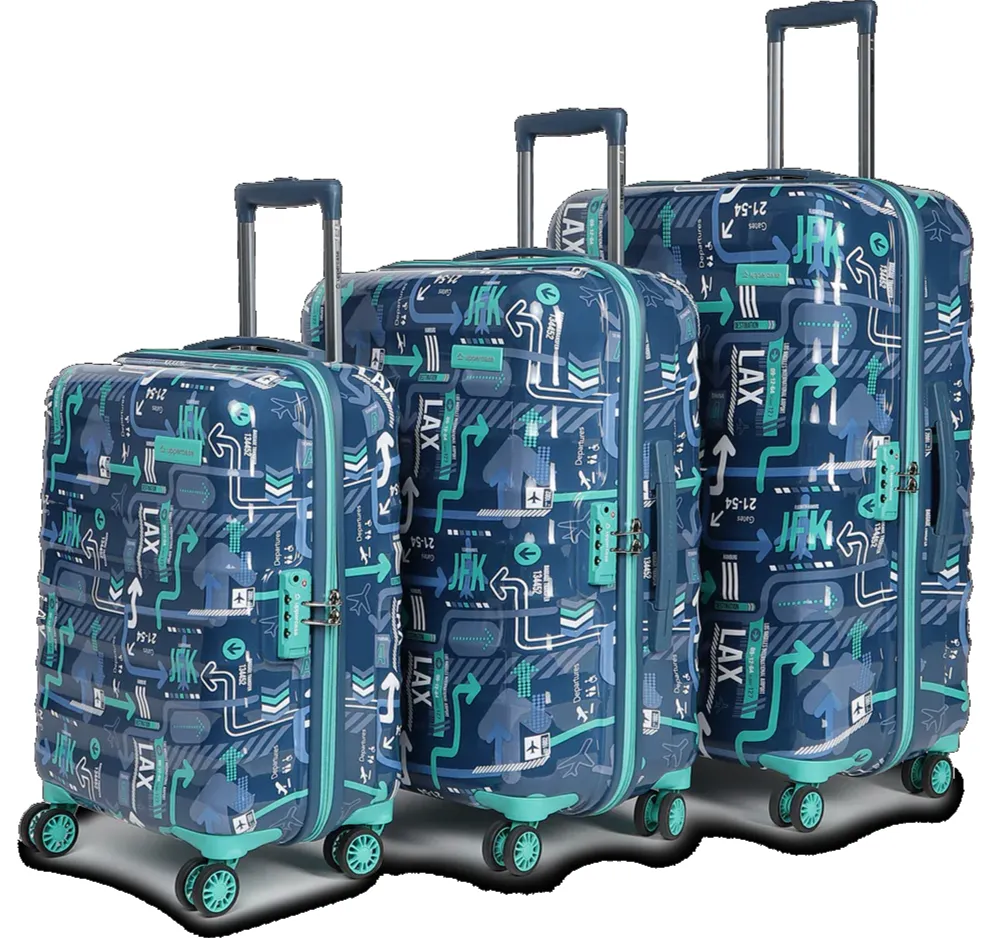 Uppercase Jfk Plus Hard Luggage (Denim Blue)