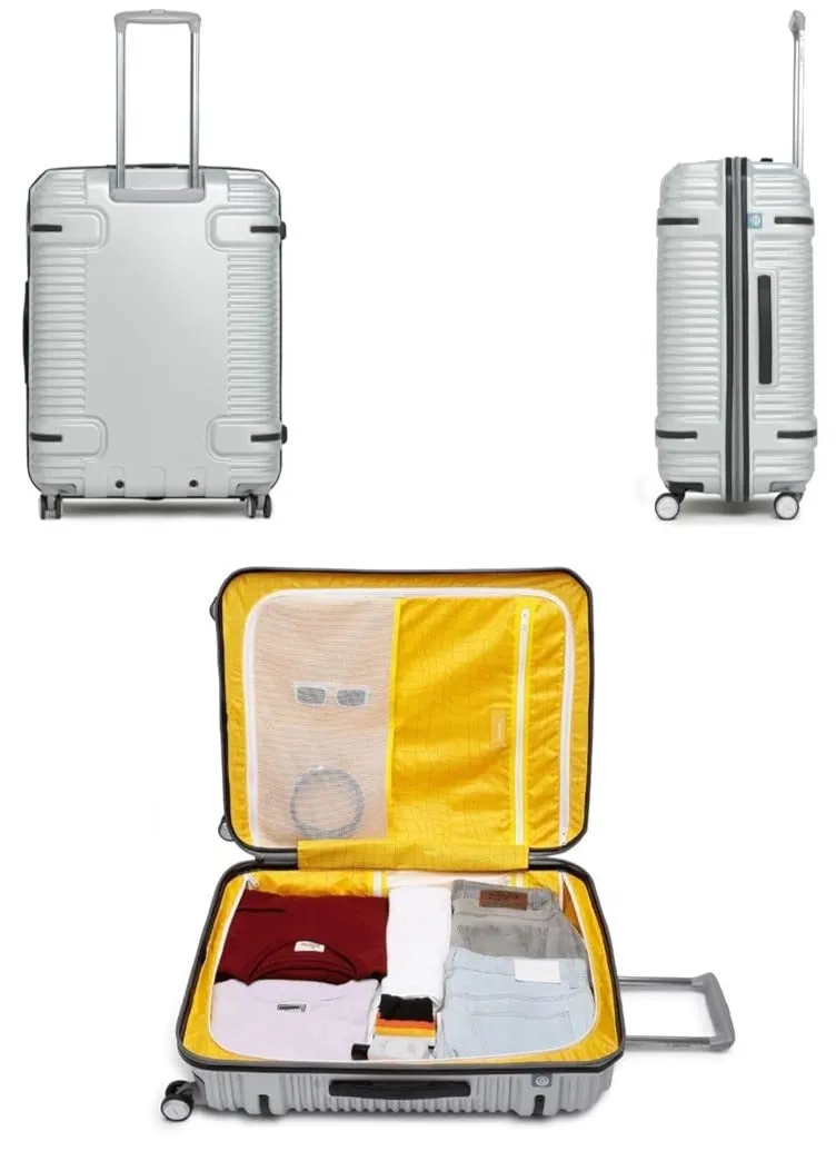 Uppercase Ridge Hard Luggage (Silver)