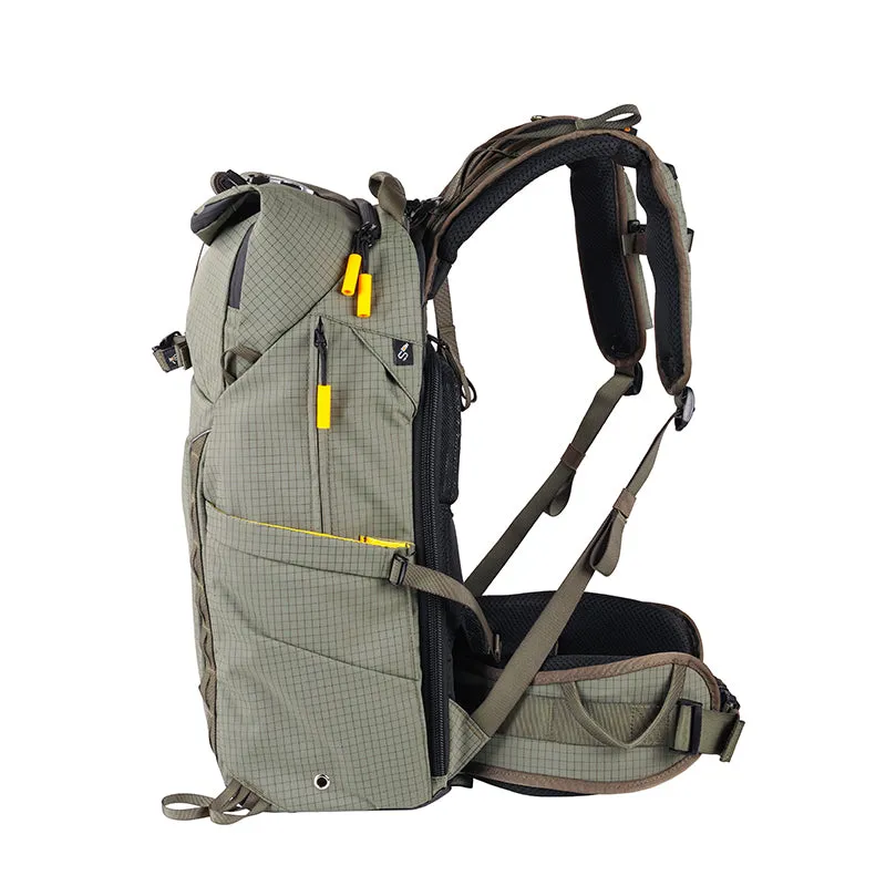 VEO Active 49 Khaki-Green Camera Backpack w/ USB Charger Connection