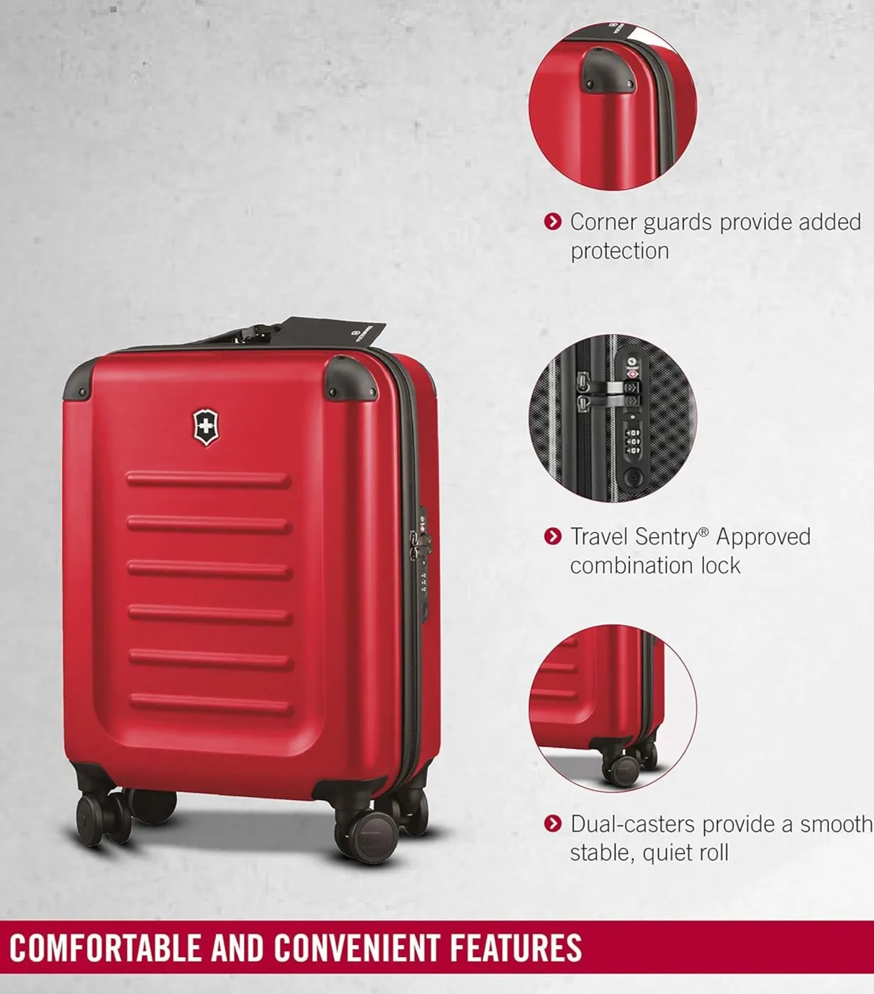 Victorinox Spectra Freqent Flayer Hardside Carry (Red)