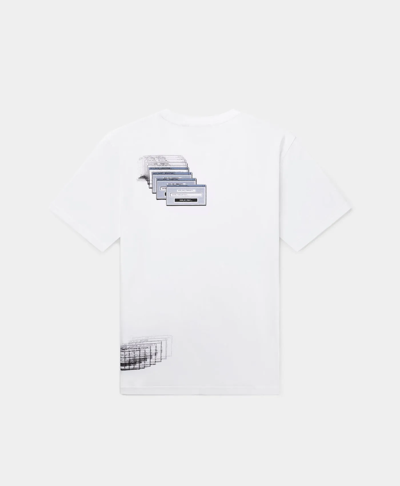 White Pop Up T-Shirt