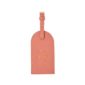 'Yay For Vacay' Luggage Tag | Coral